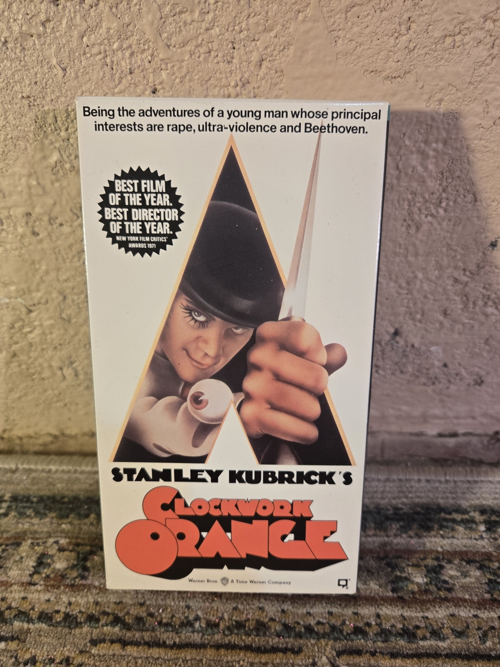 A Clockwork Orange 1971 VHS - 1991 Edition Stanley Kubrick Cult Classic Warner